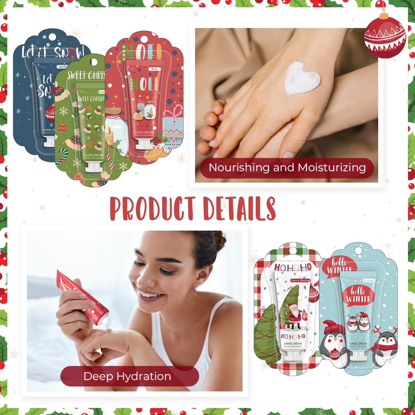 Heigble lavender-scent hand cream offers soothing aroma and quick absorption.
