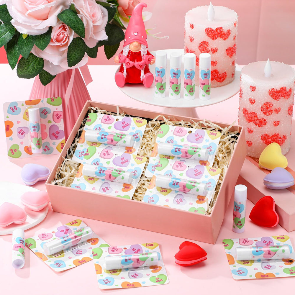 Heigble Valentine lip balm with rose fragrance delivers a gentle daily scent.