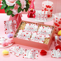 Heigble Valentine lip balm with rose fragrance, travel-friendly and soothing.