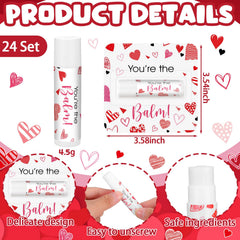 Heigble lip balm travel-size tube with heart motif, ideal for gifts.