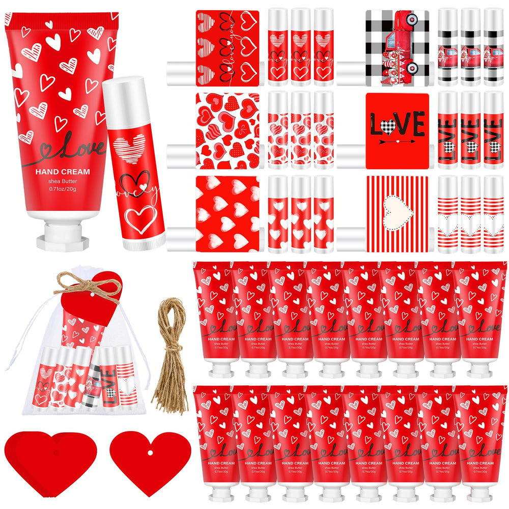 Heigble Valentine lip balm set packaging for gifting and party favors.
