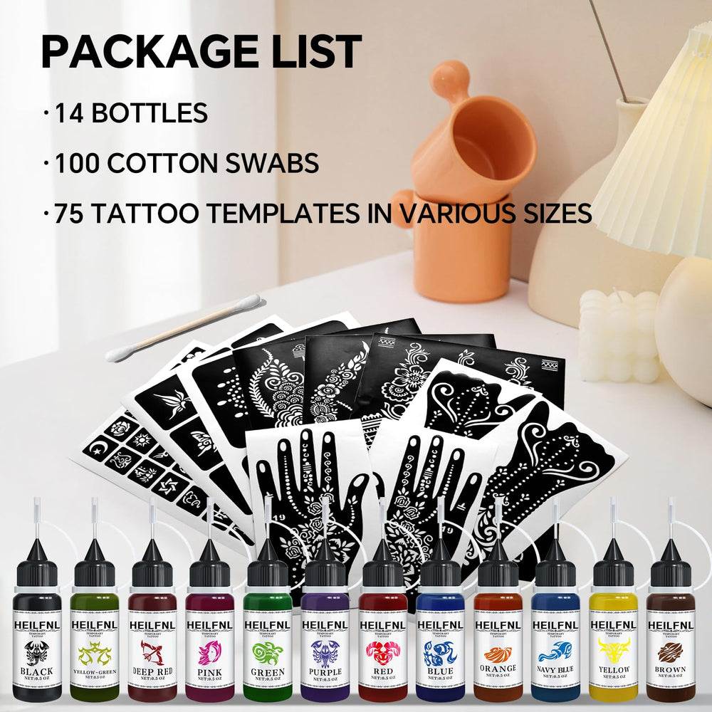 HEILFNL cotton swabs included for clean application
