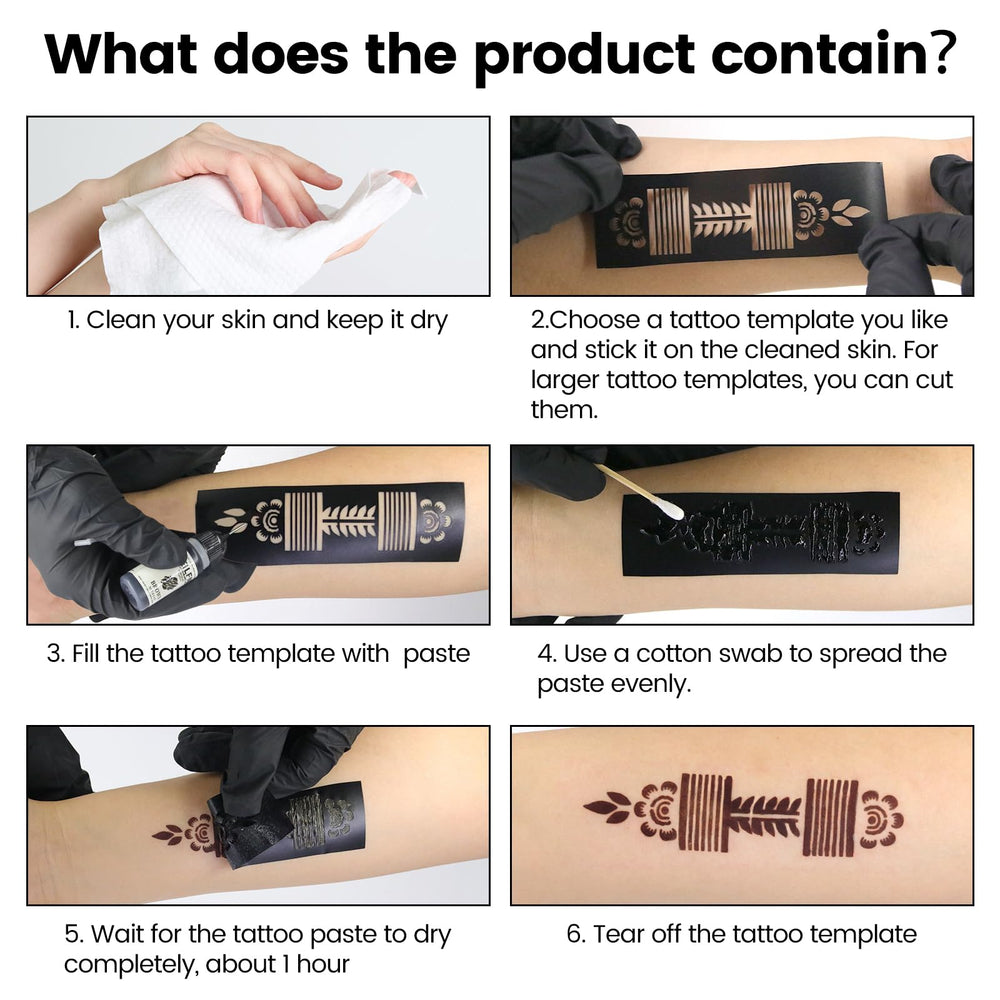HEILFNL easy application guide for beginners to create tattoos