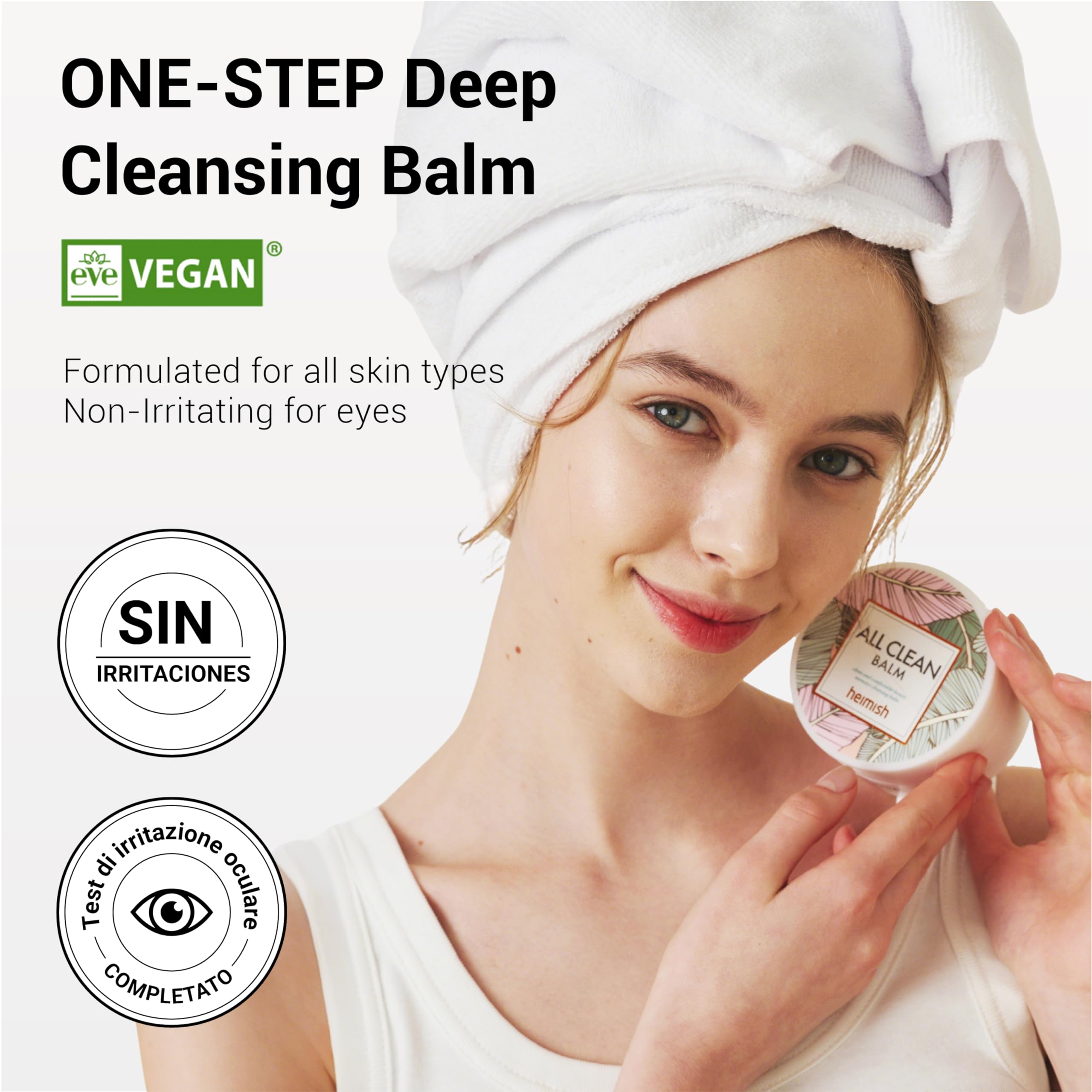 HEIMISH All Clean Balm provides instant hydration during cleansing
