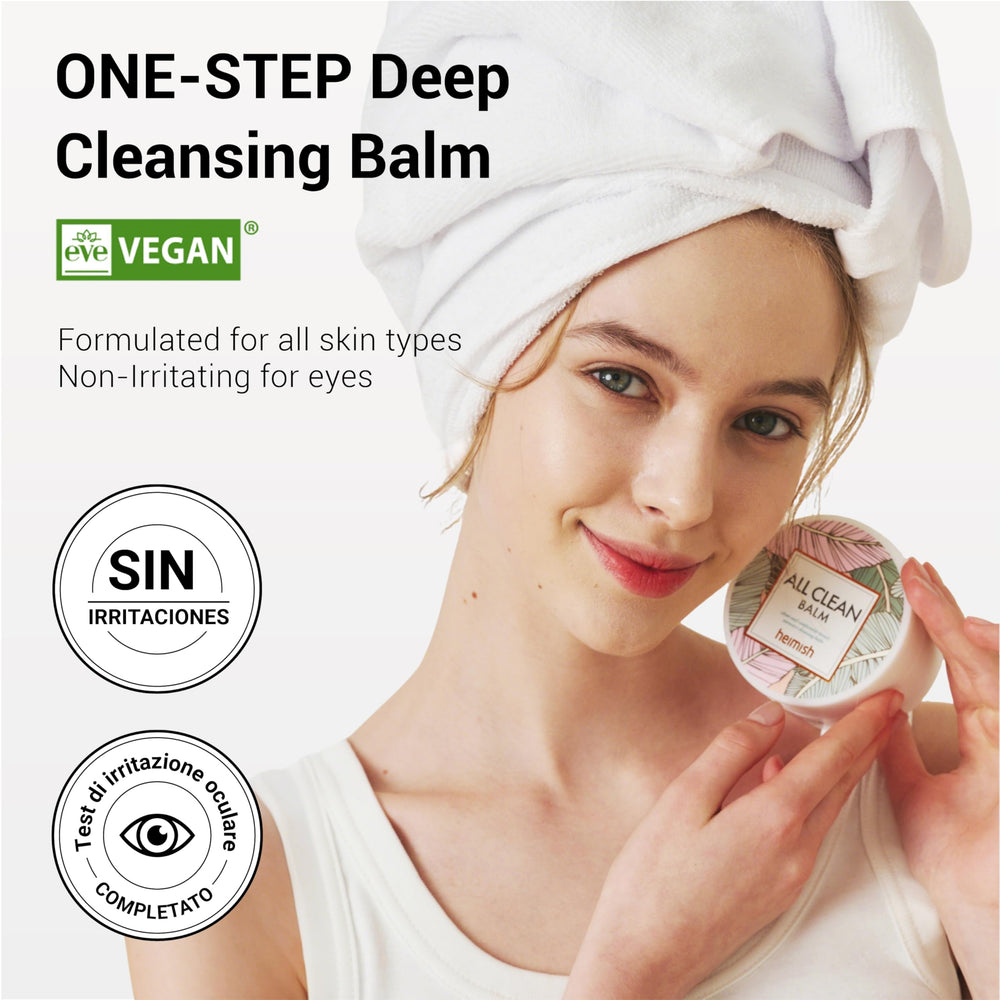 HEIMISH All Clean Balm provides instant hydration during cleansing