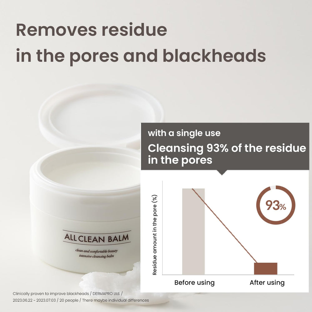 HEIMISH All Clean Balm gentle eye and lip makeup removal.