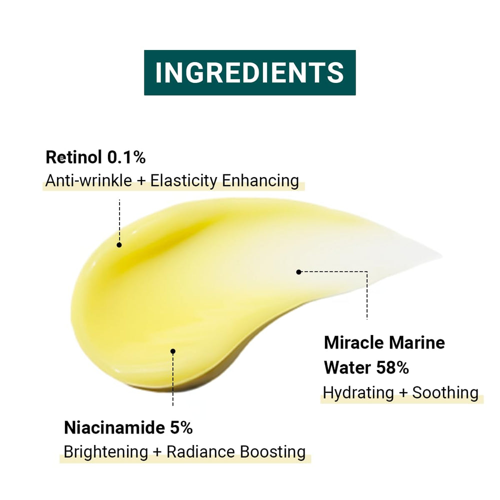 HEIMISH Marine Care Retinol Eye Serum ingredients for hydration and smooth skin