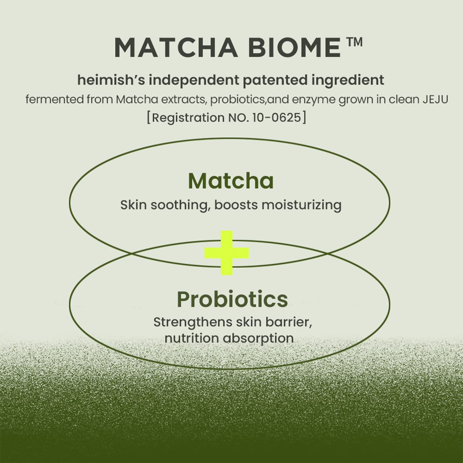 Chill HEIMISH Matcha Biome in fridge for deeper soothing application.
