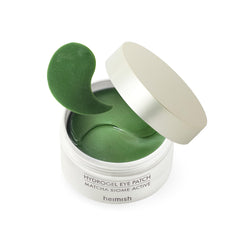 HEIMISH Matcha Biome hydrogel eye patch in a jar for hydrating under-eye skin