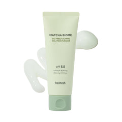 HEIMISH Matcha Biome gel moisturizer bottle for daily hydration on oily skin.