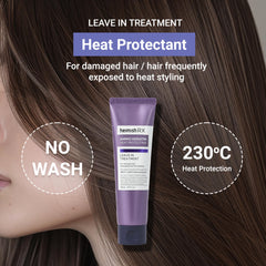 HEIMISH RX close-up of amino keratin complex highlighting nourishment
