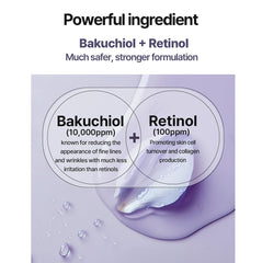 HEIMISH RX eye cream bakuchiol spotlight highlights plant-based smoothing potential around the eyes.