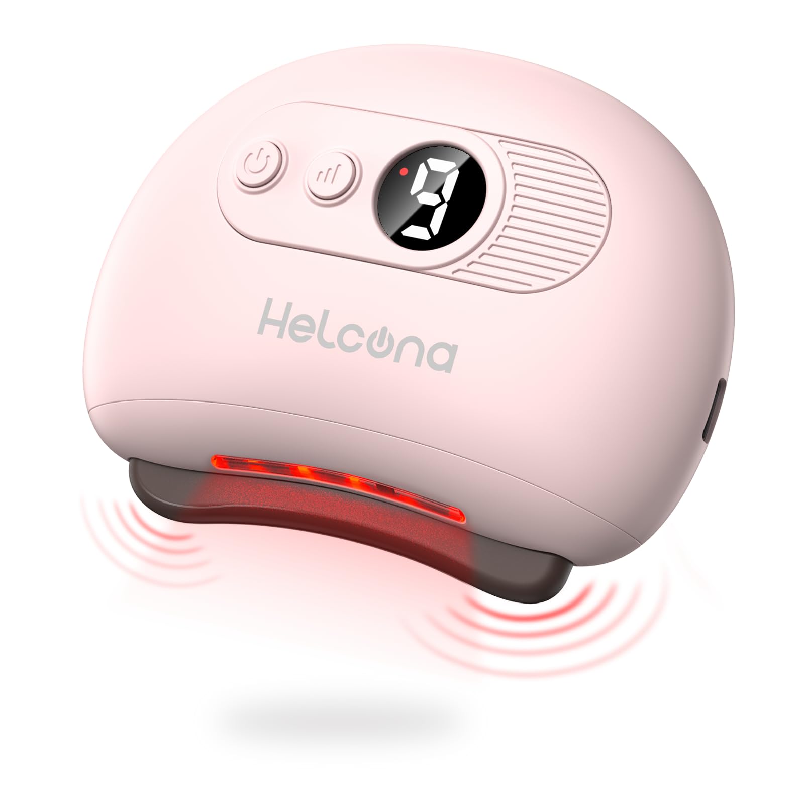 Helcona electric gua sha massager with heat for relaxing facial session