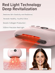 Helcona lymphatic drainage massage improves facial circulation and tone