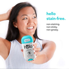 Hello deodorant Clean Fresh charcoal stick for odor neutralization.