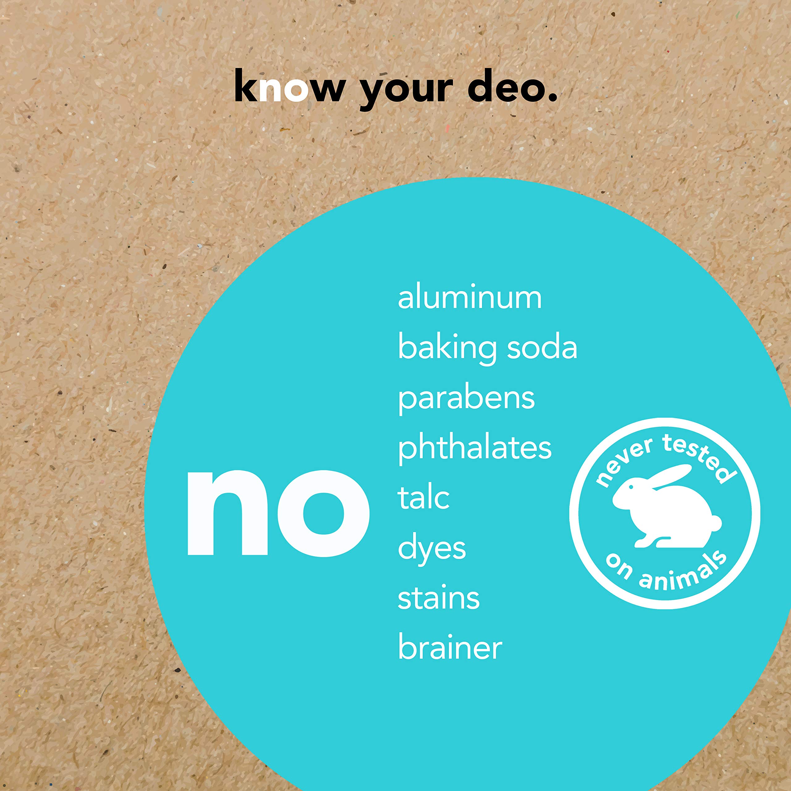Hello deodorant Glide-on texture shows non-sticky, easy application.