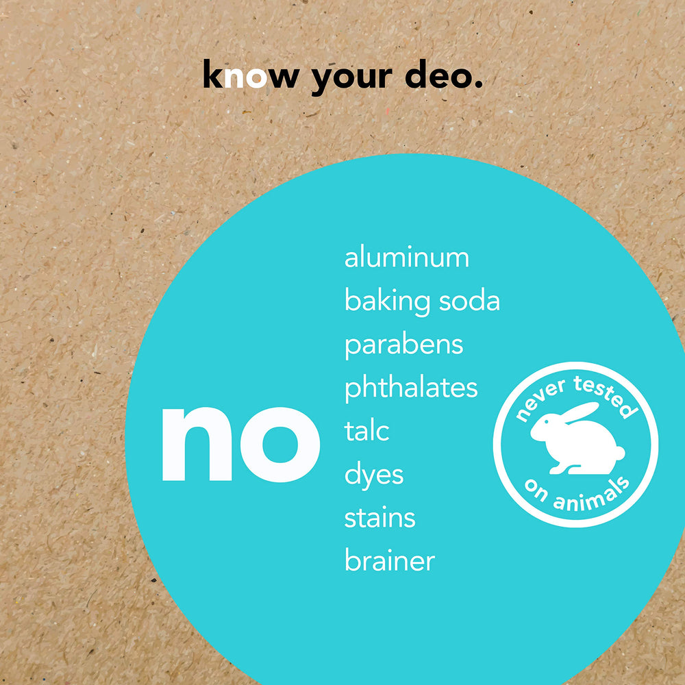 Hello deodorant Glide-on texture shows non-sticky, easy application.