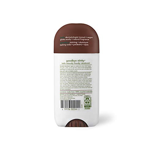 Hello deodorant Vegan and paraben-free badge signals clean care.
