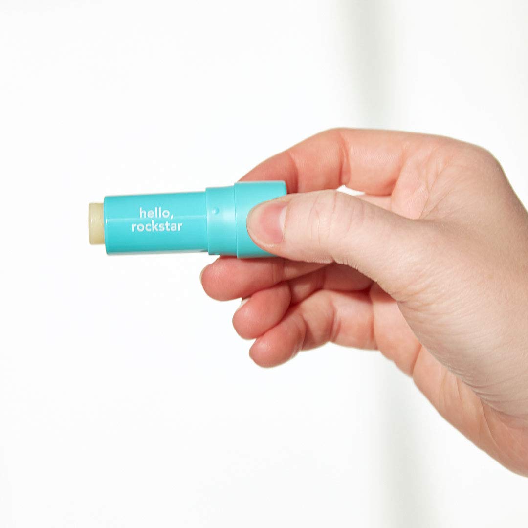 Hello dermatologist-tested lip balm offers smooth application