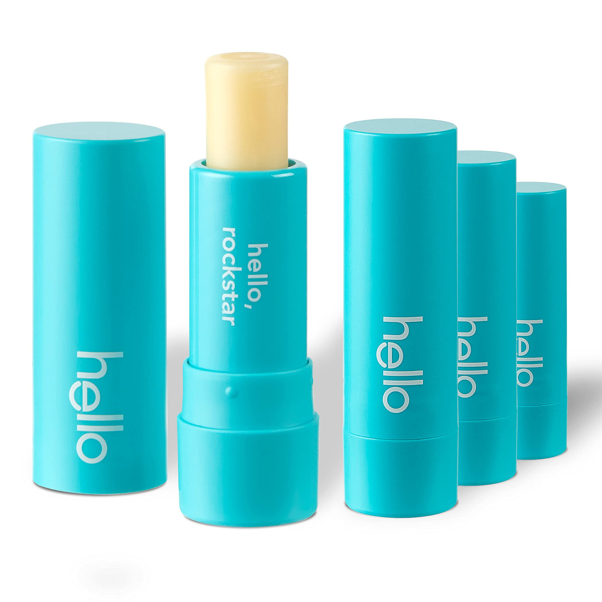 Hello Sweet Mint lip balm pack provides refreshing hydration in four tubes