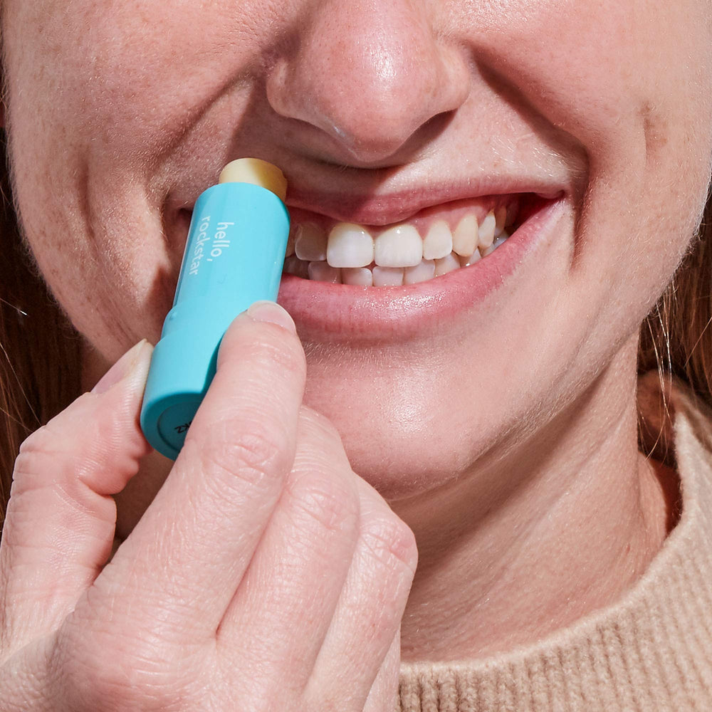 Hello sweet mint flavor lip balm delivers a refreshing glide