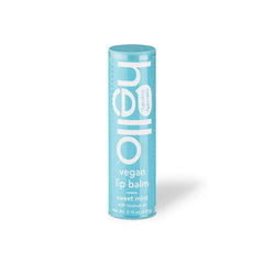 Hello vegan lip balm with coconut oil and shea butter for lasting moisture