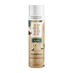 Hello Bello Kids Conditioner bottle with coconut scent for soft detangling