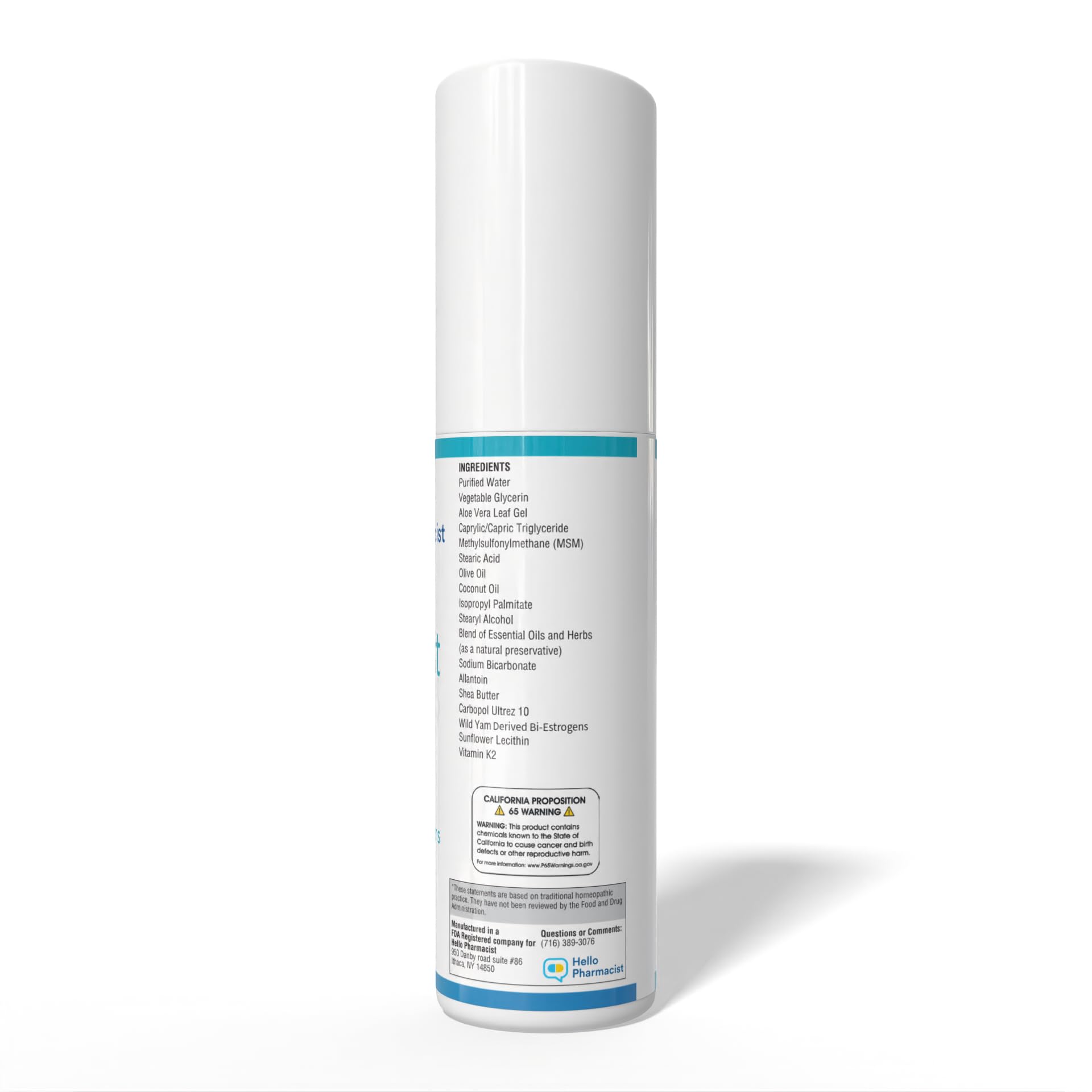 HelloPharmacist BiEST5 cream texture swatch showing creamy, fast-absorbing formulation.