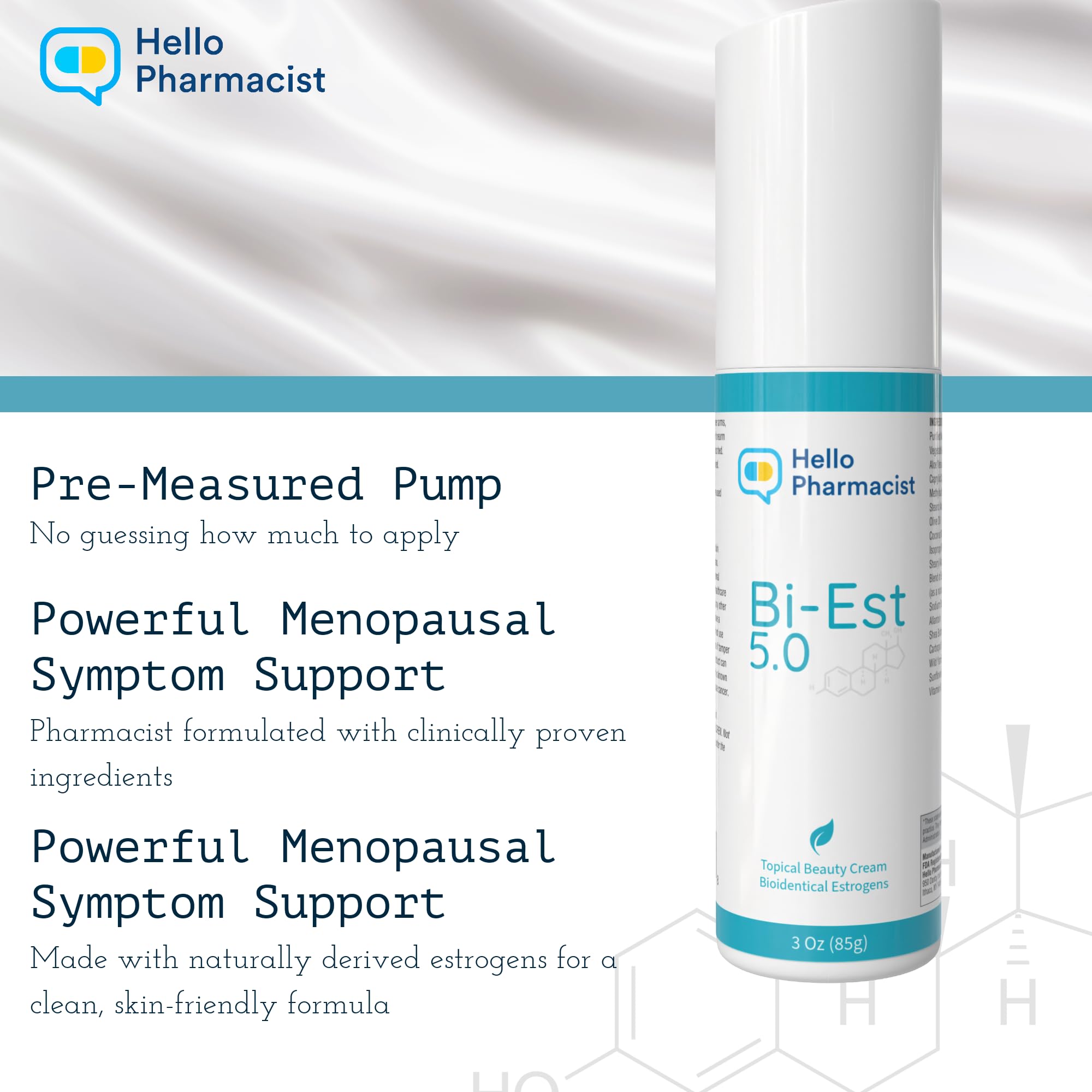 HelloPharmacist BiEST5 made in USA facility ensures premium quality.