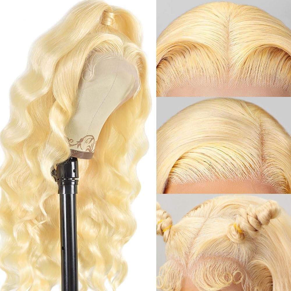HELLOSH 200-Density HD Lace Front delivers full, voluminous body.