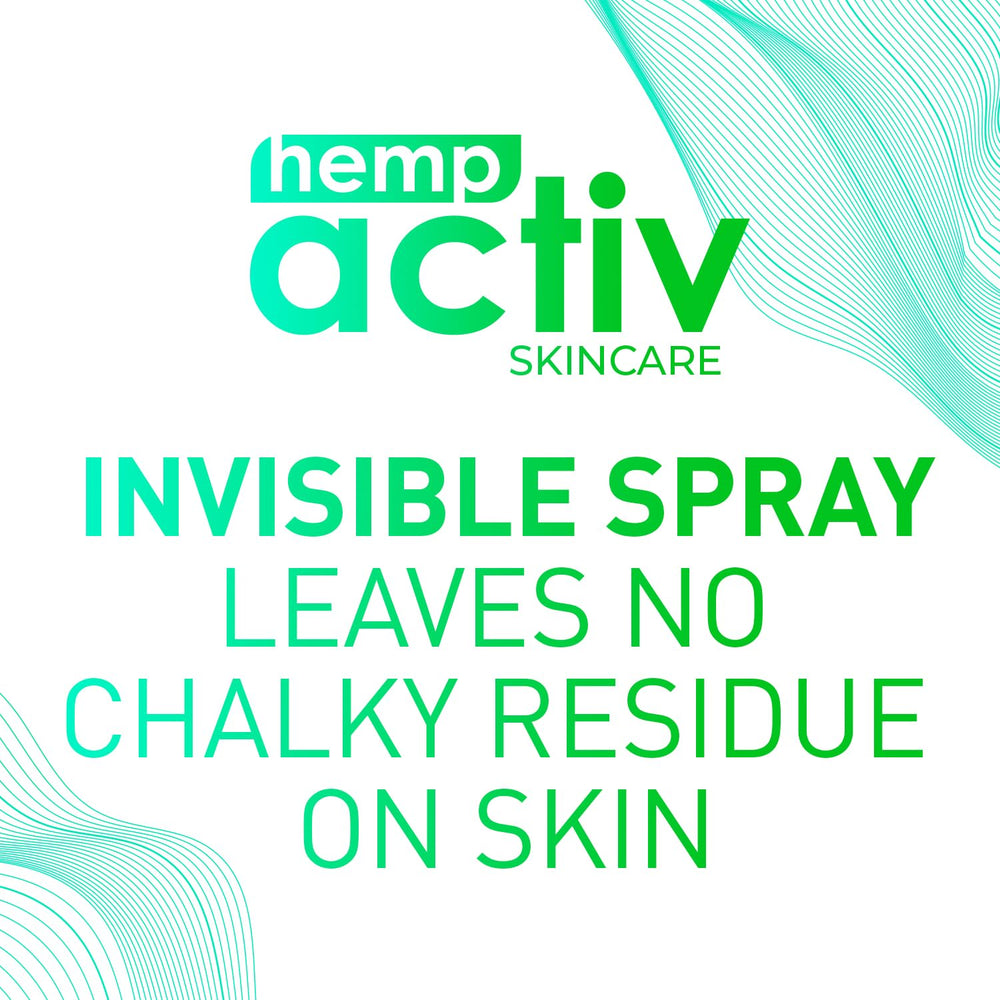 All skin types HOCl spray suitable for sensitive or dry skin with HEMPACTIV