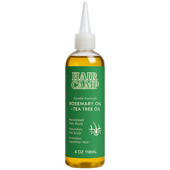 Hemdnt Rosemary Oil bottle and pour capture quick absorption and hydration.