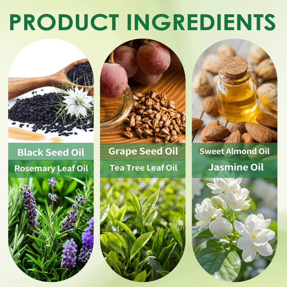 Hemdnt Rosemary Oil with tea tree splash conveys refreshing, cleansing care.