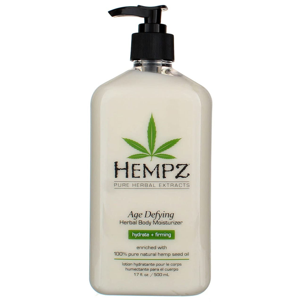 Hempz Age Defying Body Moisturizer three-pack front view for daily hydration