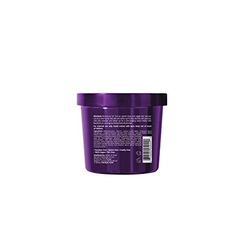 Hempz blackberry lemongrass jelly texture closeup shows lush lather