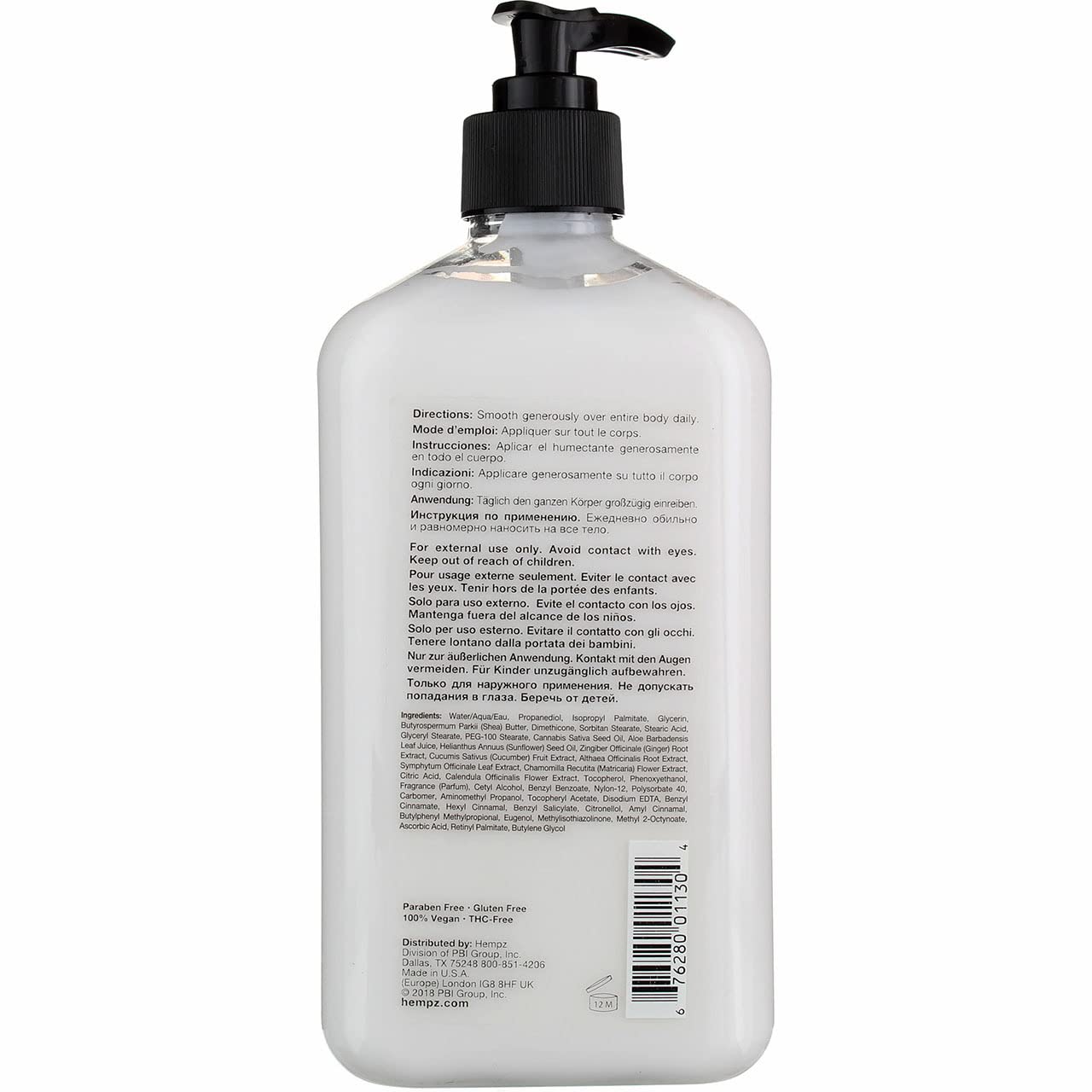 Hempz Body Moisturizer Original 17 oz fragrance offers pleasant floral banana notes.
