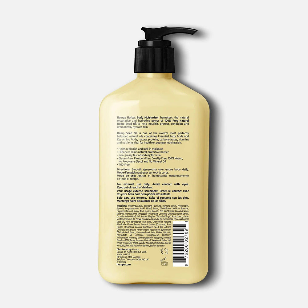 Hempz Sweet Pineapple Honey Melon fragrance close-up emphasizing tropical scent