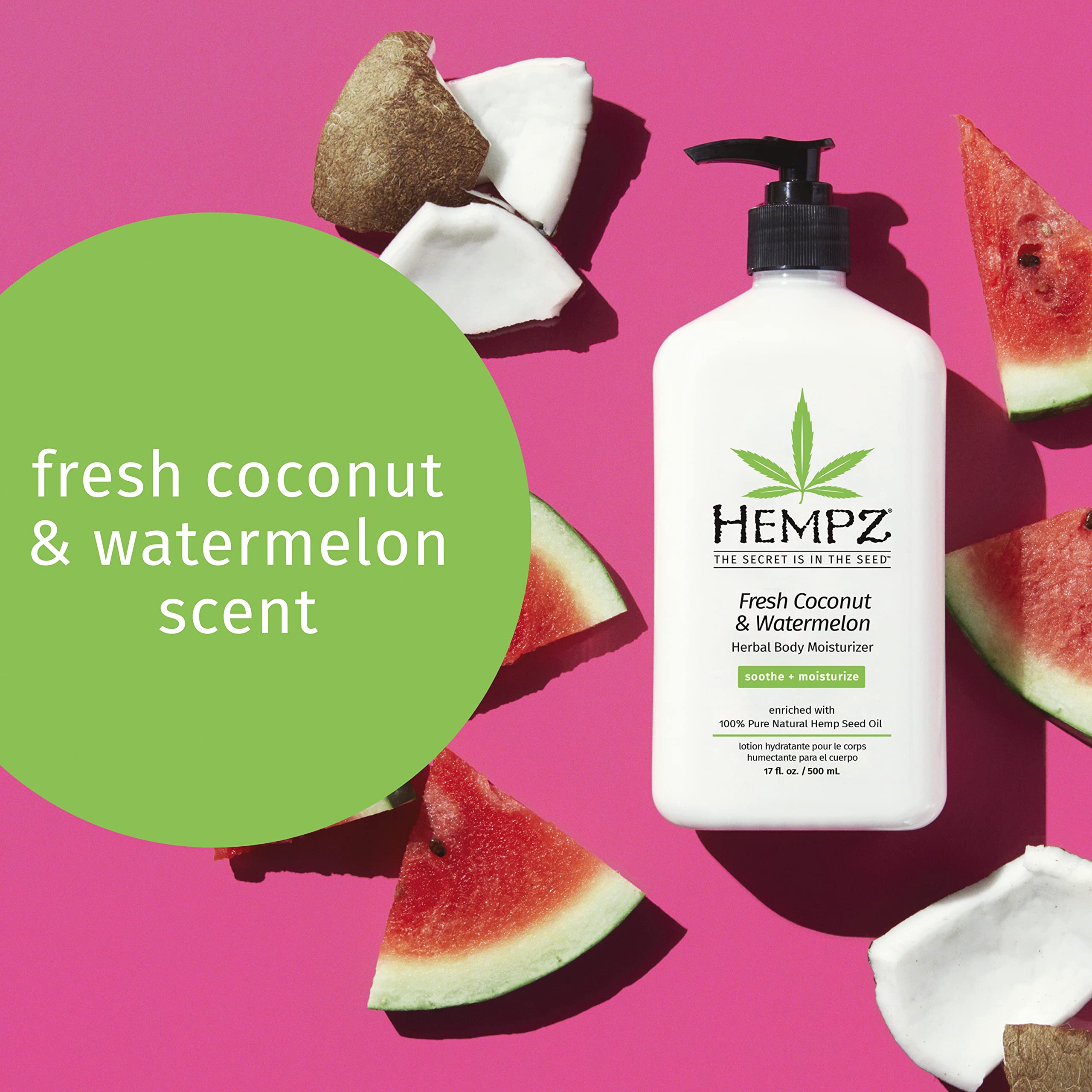 Hempz two-pack front view for convenient hydration bundle