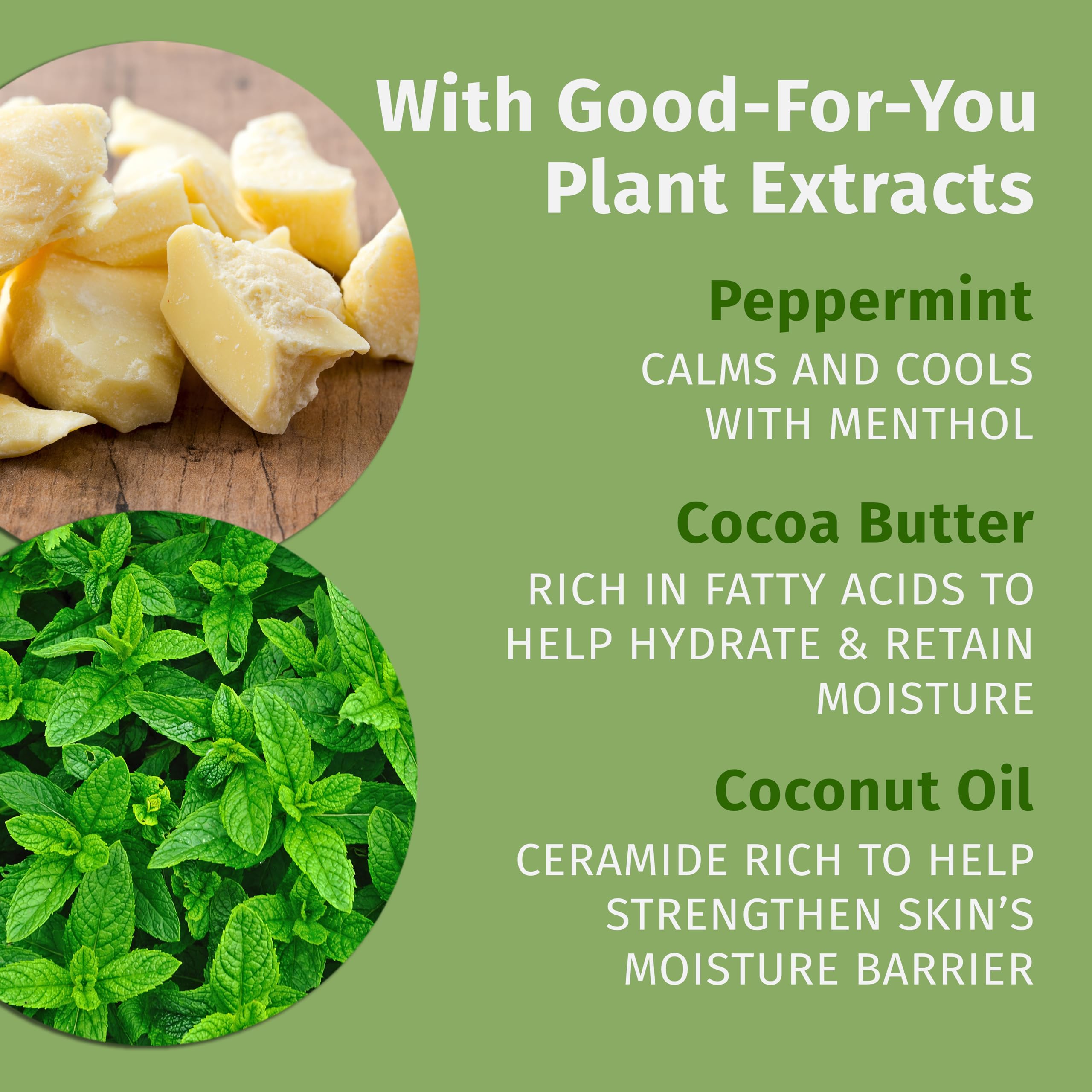Close-up of Hempz cream with vitamins A/C/E and shea butter ingredients.