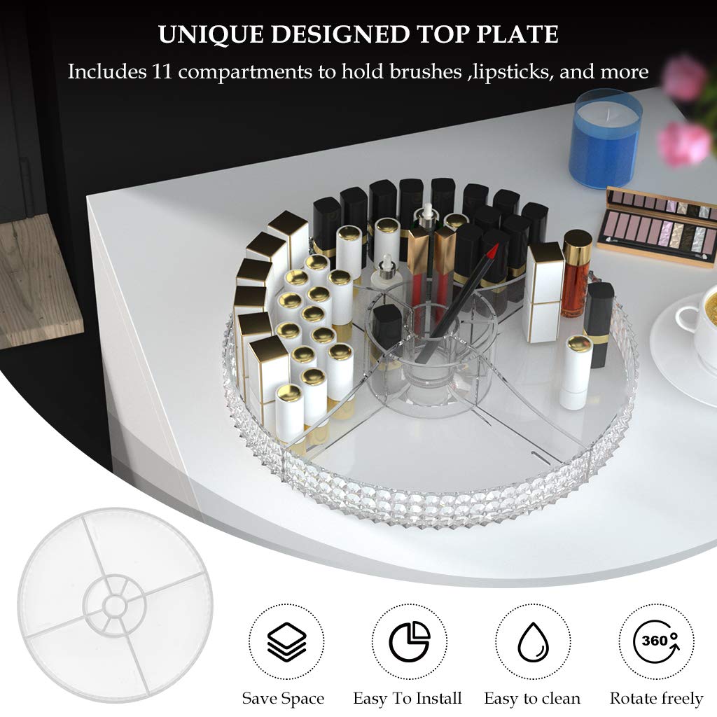HEMTROY clear display case showcases products with neat, accessible setup