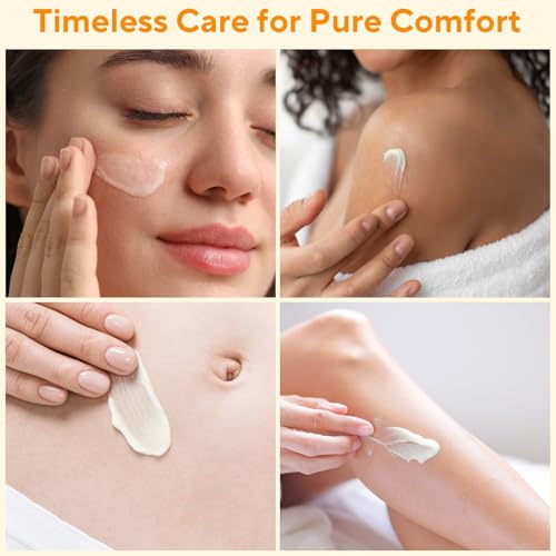 Henjaca balm applied to dry hands or elbows for smoother skin