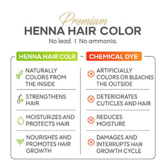 HENNA HAIR COLOR Burgundy application brush ensuring smooth color application.
