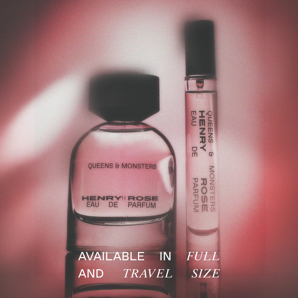Henry Rose Queens & Monsters unisex fragrance suitable for sharing between partners.