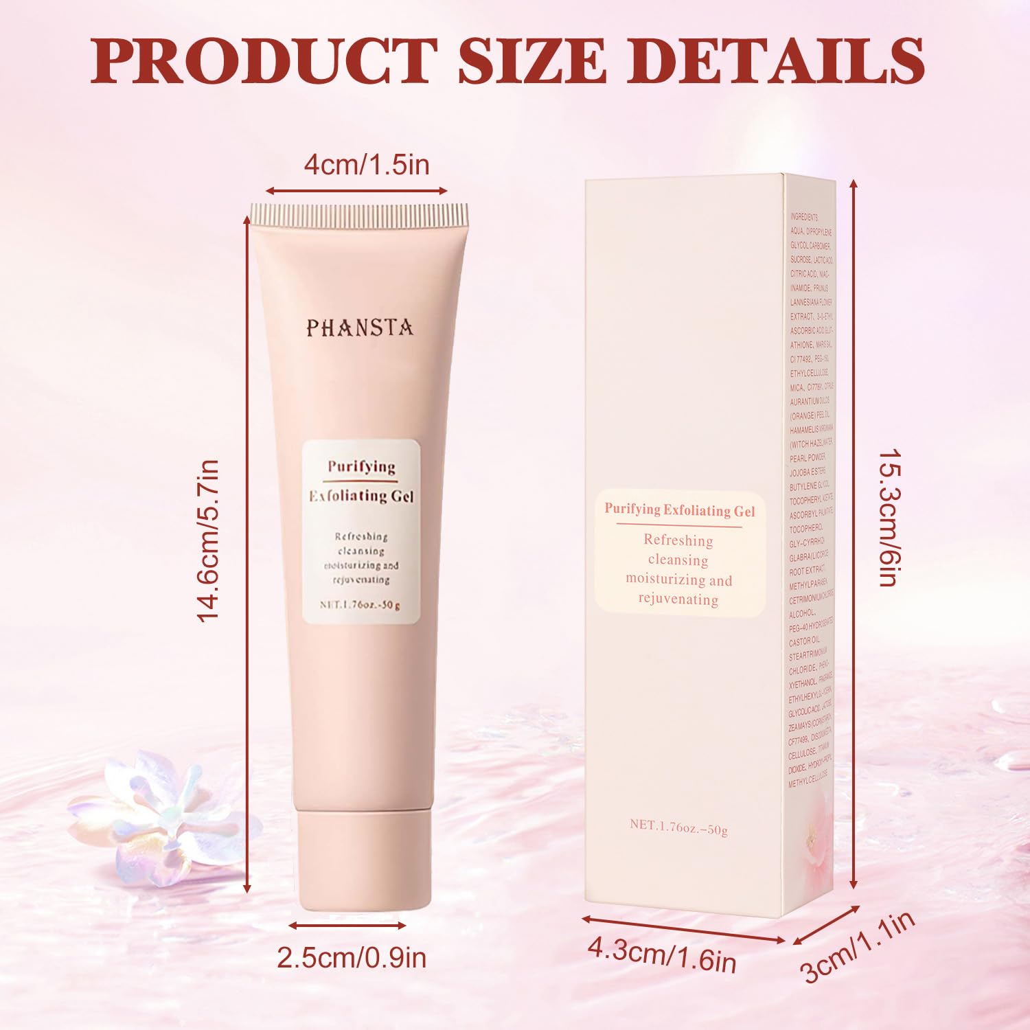 Hepanio purifying exfoliating gel body-use promotes gentle cleansing.