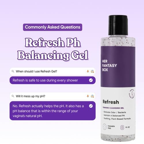 Her Fantasy Box Refresh peppermint cooling detail conveys refreshing sensation