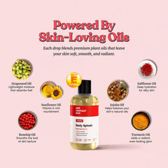 Vitamin E and turmeric oil ingredients highlighted