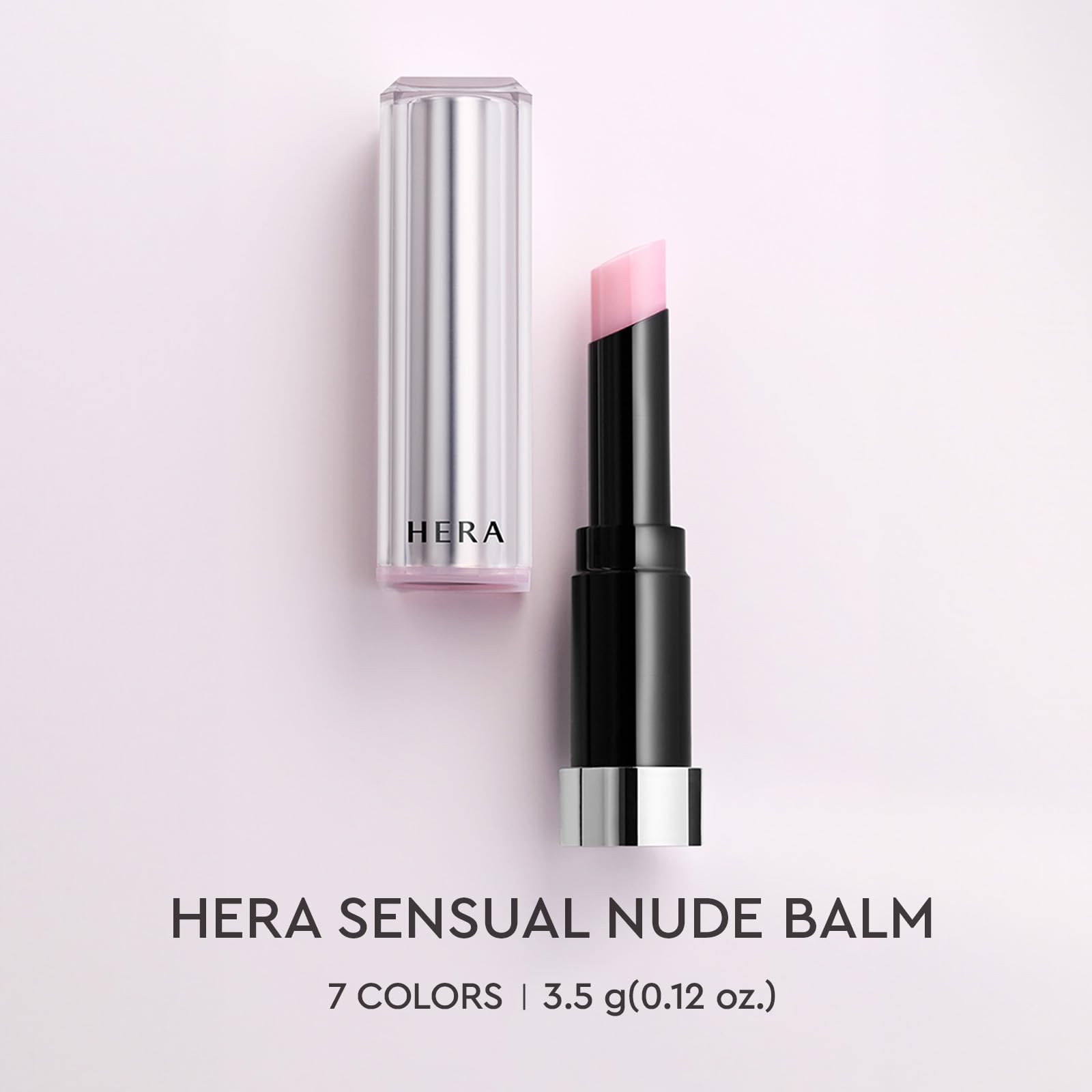 Close-up of balm applied on lips for natural tint.