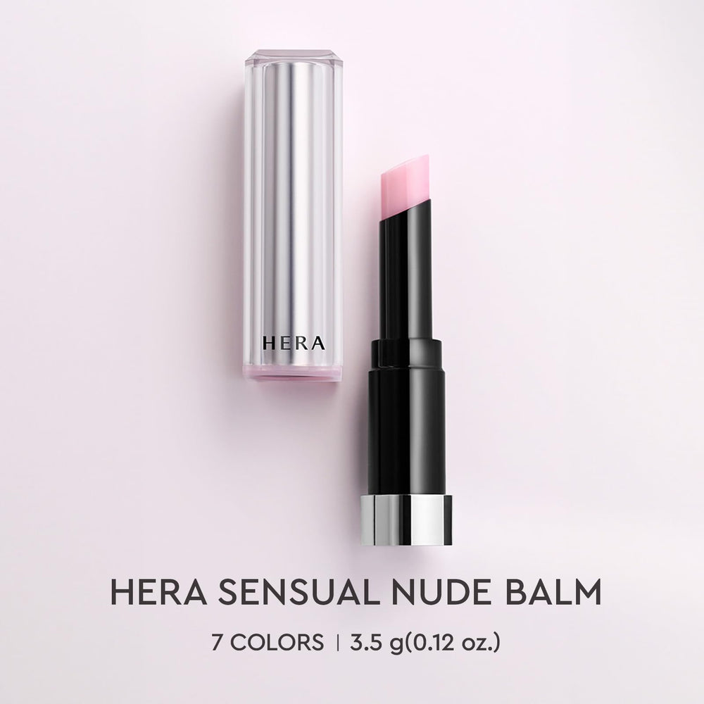 Close-up of balm applied on lips for natural tint.