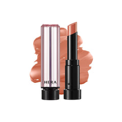 HERA Sensual Tinted Shine Stick tube showcases sleek packaging and rich shine.