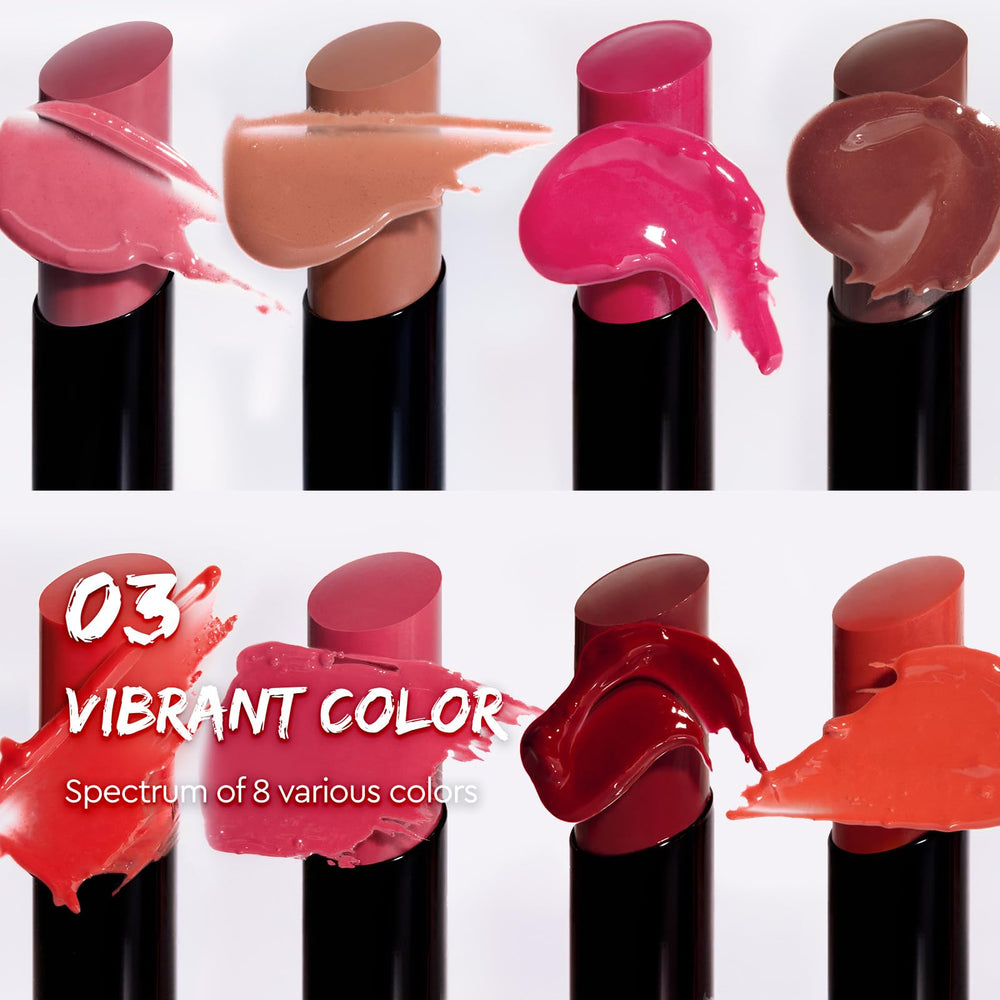 HERA Electric Rose on lips delivers color and high shine